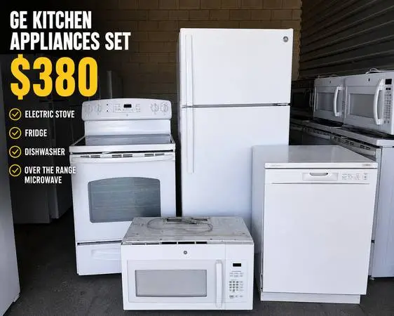 GE Kitchen Appliances Set – Only $380!