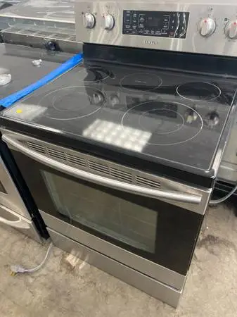 Samsung stianless steel glasstop stove