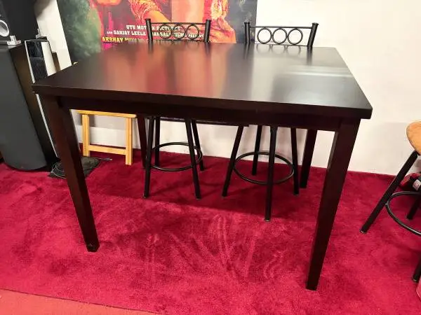 Counter height dining table used