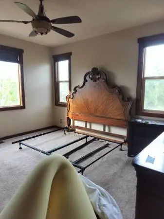 King size Bedroom solid real wood