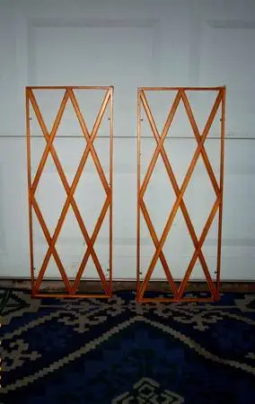 2 DECORATIVE Panel INSERTS Wood Wall Grille or Stereo Speaker Covers