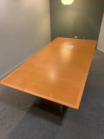 6’ Klugg wood conference table
