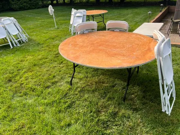 60 inch round folding tables for sale