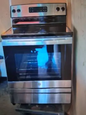 Stainless steel Glass top Range Oven Stove