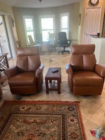 2 Power Recliners