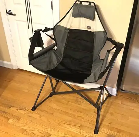 RIO Adjustable Back Hammock Chair - Steel Folding Rocking Recliner