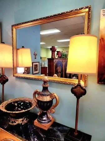 Bassett Gold Mirror-27.5 x 40