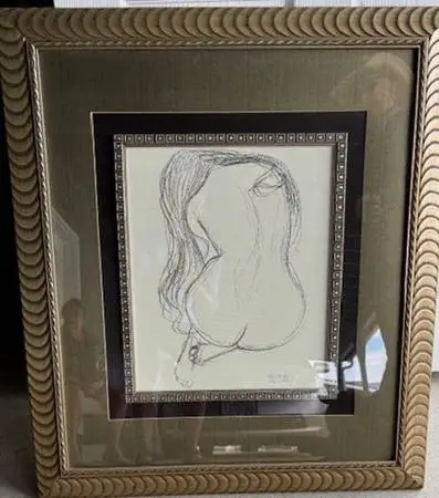 Art- Naked Lady Reproduction of Gustav KLiMT