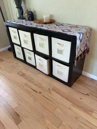 Onin Room Divider with 8 Storage Bins