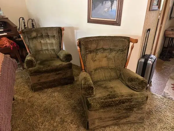 2 Swivel Rockers Late 50s Early 60s Good Shape