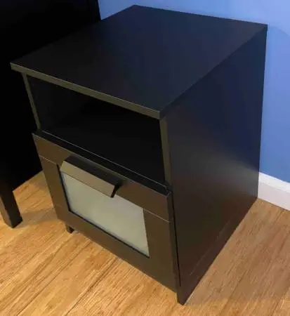Ikea Brimnes Nightstand, black