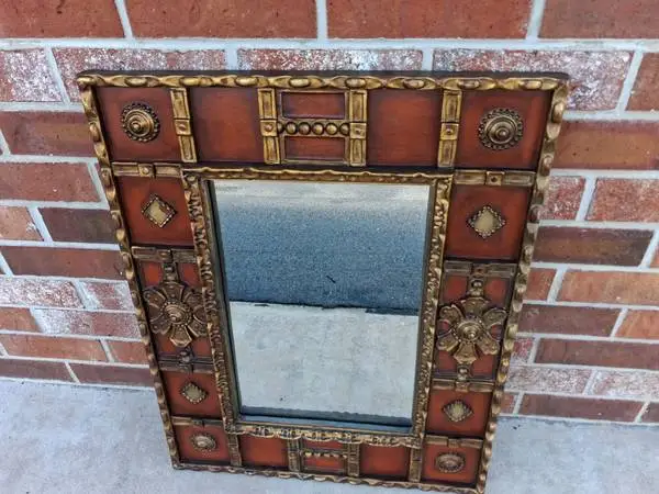 Fine Vintage Reproduction of Italian Palladio Ornate wall mirror.
