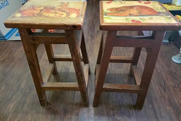 Set of decorative stools