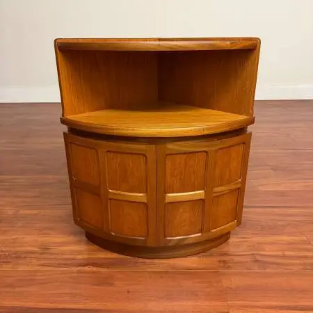 7 Different Coffee & End Tables & Nightstands, Mid Century