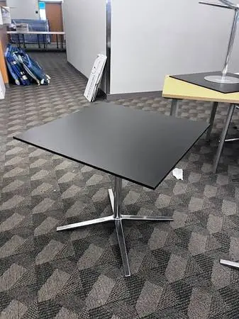Black Square Table (by STeelcase) 30