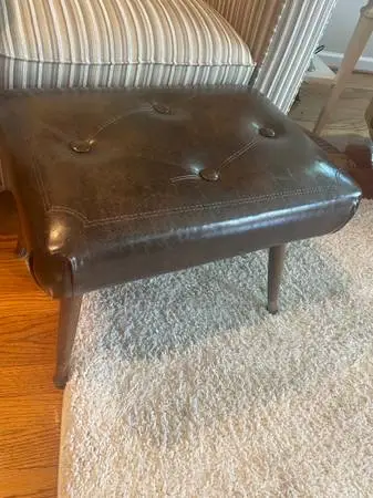 Mid-century modern footstool
