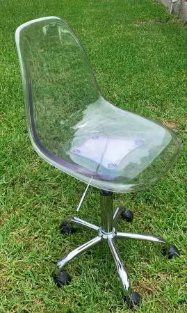 Acrylic transparent office chair