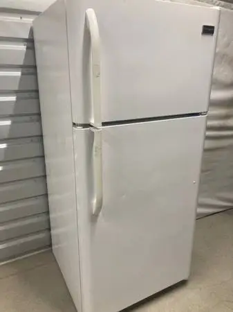 Refrigerator,white,18cuft,rev drs,sliding racks,hlp dlvr