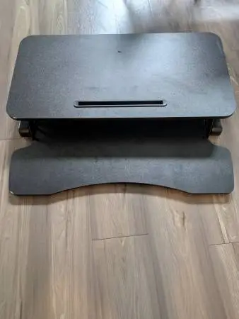 Standing desk converter