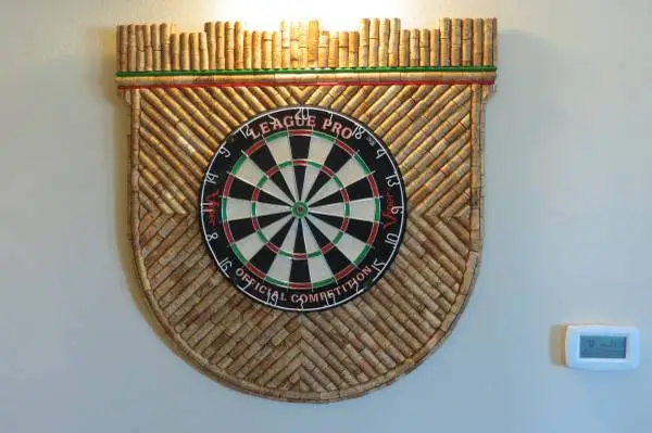 Wine Cork Dart Board Wall Protector