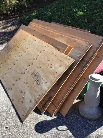 1/2 inch CDX plywood