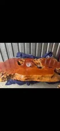 Antique Burl Coffee Table