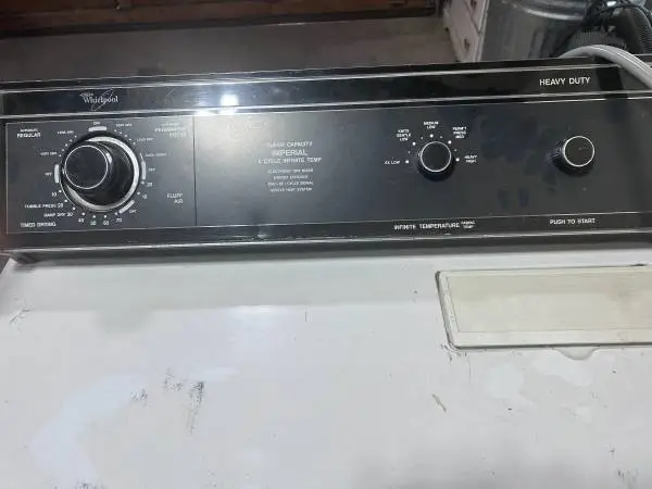Whirlpool electric dryer