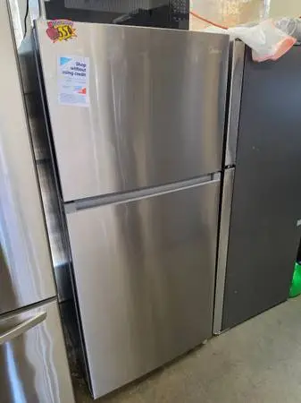 New ! Midea stainless steel top freezer refrigerator