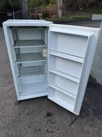 8 cubic upright freezer (free local delivery)