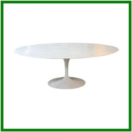 Knoll Saarinen Dining Table, Carrera Marble