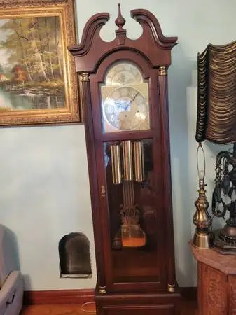 Vintage Ethan Allen Grandfather Clock