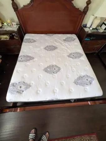 CAL KING MATTRESS - CLEAN Serta Perfect Sleeper Baymist PILLOWTOP
