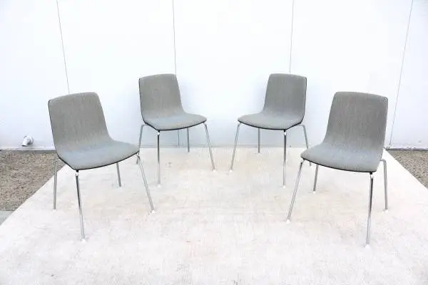 Italian Modern Antti Kotilainen for Arper 4 Aava Dining Chairs New