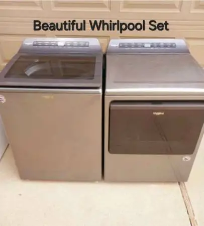 🔥 MEGA SIZE WHIRLPOOL XL Washer and Dryer Set 2oh8 8OI I864