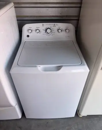 White GE Washer