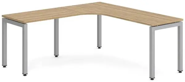 *8 colors 6 x 6/6.5/7 New in Box L Shape Desk w/Blk/Slv Metal U Leg