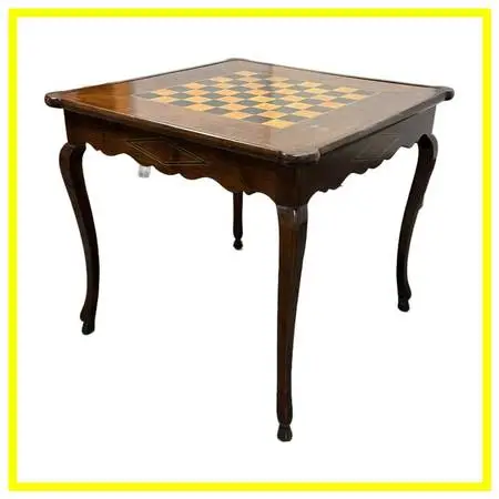 Mid-century Italian Sorrento Reversible Game Table