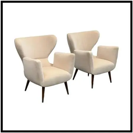 Coup Studio For Coup D’etat Italian Club Chairs, Pair. Estimated Pri