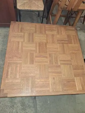 Square Oak Coffee Table