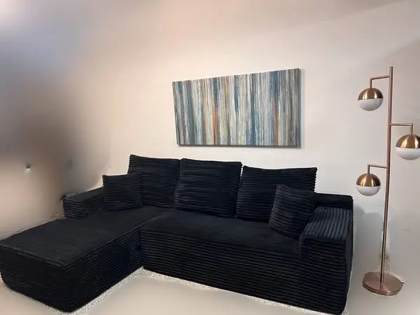 (+Delivery Opt.) 6 Month/Like-New 2-Piece Boneless and Plush Sectional