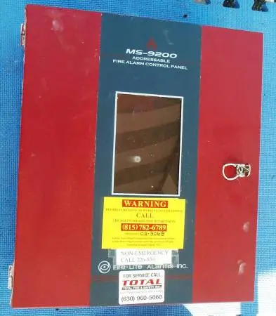 CONTROL LOCK BOX Wall Hanging Fire-Lite Alarms INC. Key Lock Alarm