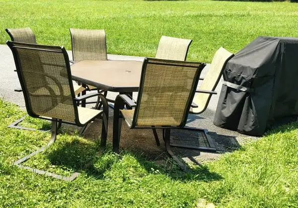 Table and chairs