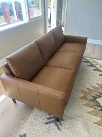 Faux Leather Living Spaces