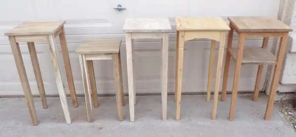 Bare Furniture: Plant stands - pick and choose from now just 4 them