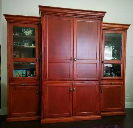 Real Oak wooden entertainment unit