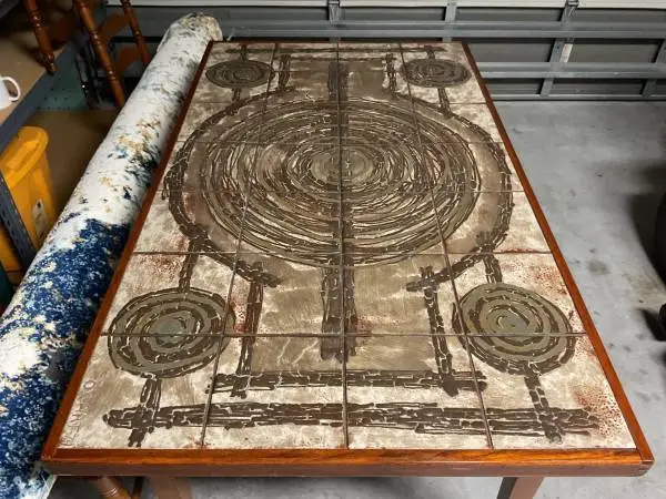MCM, Danish OxArt Tile Coffee / Dining Table