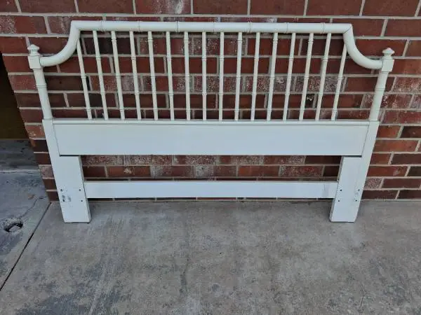 Thomasville Allegro Queen Size Faux Bamboo Headboard.