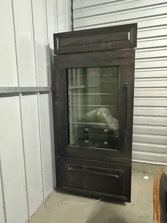 SUB-ZERO Glass Door Bottom Freezer Built in Refrigerator Model BI-36UG/O ~ CAN D
