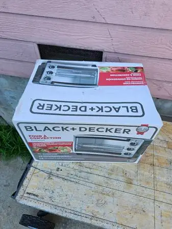 Black Decker TO1950SBD Convection Countertop Oven Stainless Steel -New
