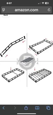 Twin box spring 1500 lbs sealed box